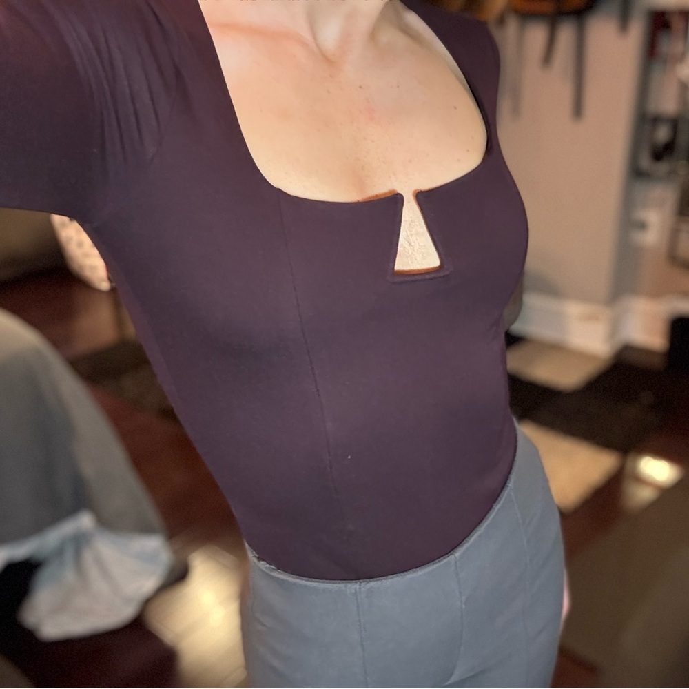 Elegant Plum Women's Bodysuit